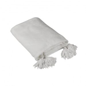 plaid / wohndecke 'nordic home' ecru